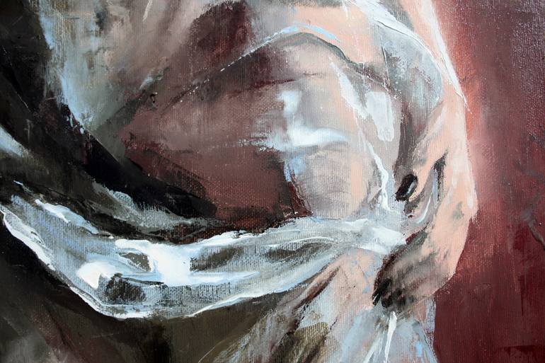 Original Realism Nude Painting by Jonas Kunickas