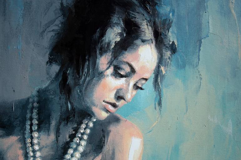 Original Figurative Health & Beauty Painting by Jonas Kunickas