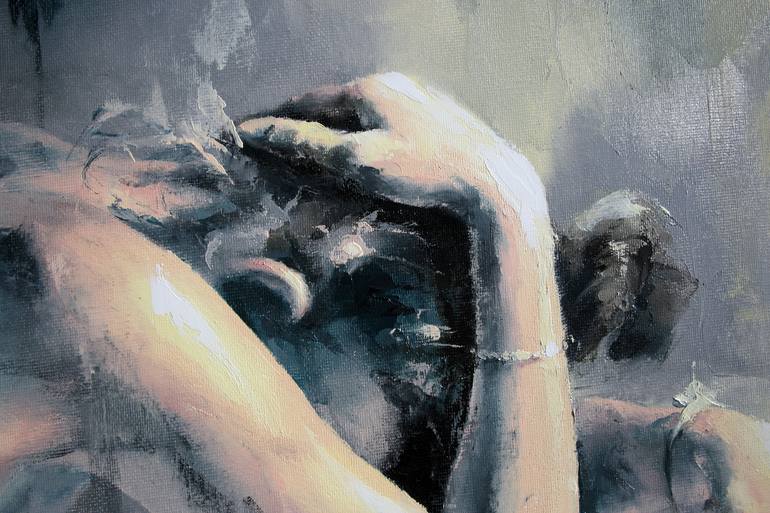 Original Nude Painting by Jonas Kunickas