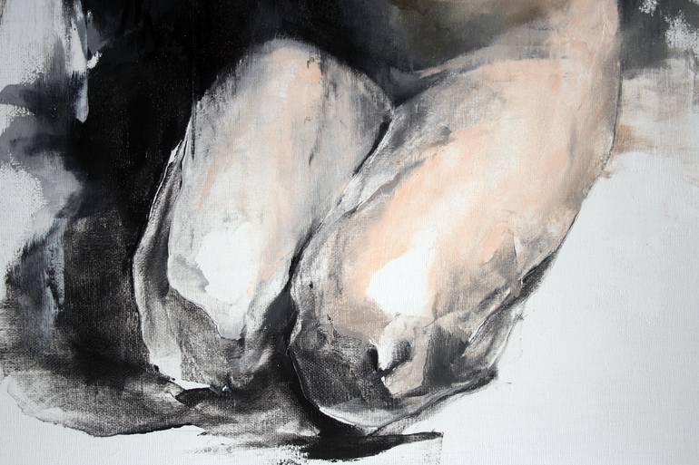 Original Realism Nude Painting by Jonas Kunickas