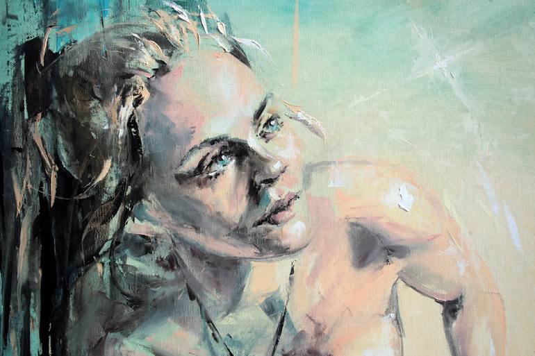 Original Nude Painting by Jonas Kunickas