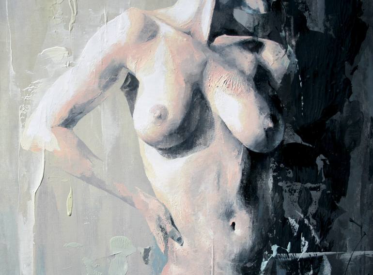 Original Nude Painting by Jonas Kunickas