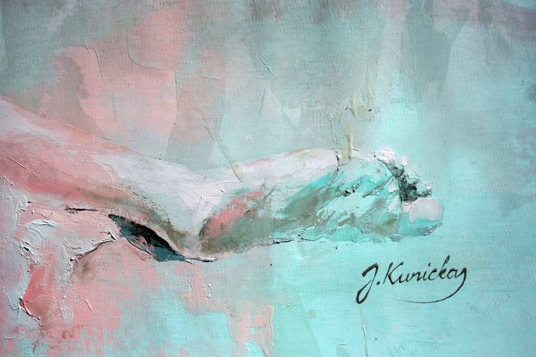 Original Figurative Nude Painting by Jonas Kunickas