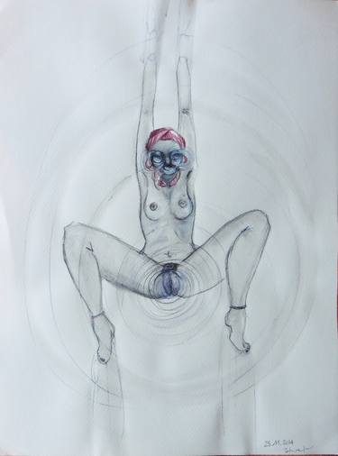 Print of Conceptual Women Drawings by Sabrina Gennari