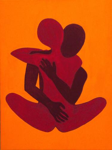 Original Love Painting by Theodosia Kampili