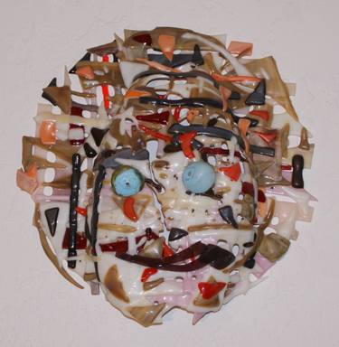 Original Expressionism Portrait Installation by Joost Van Loon