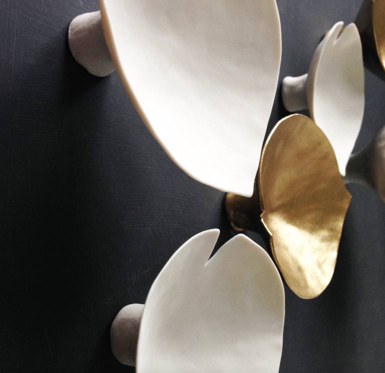 Original Abstract Floral Sculpture by Elizabeth Prince