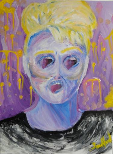 Original Expressionism Portrait Paintings by Samuel Hord