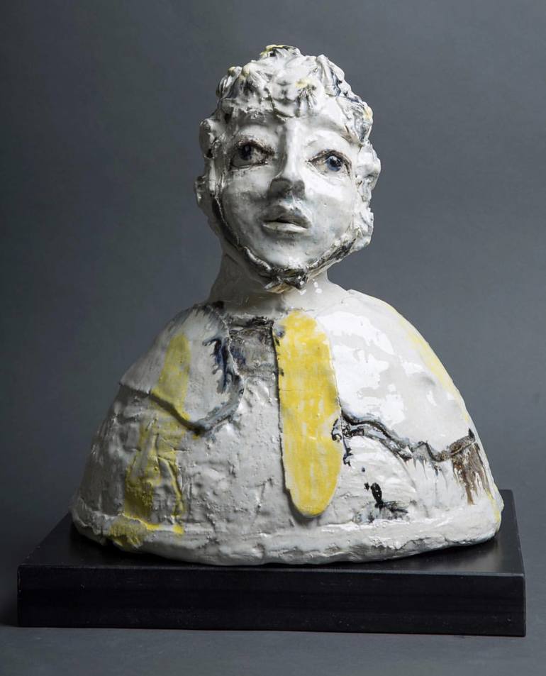 Original Figurative Portrait Sculpture by Sólveig Hólm