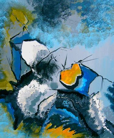 Original Abstract Expressionism Nature Paintings by Guido Schraner
