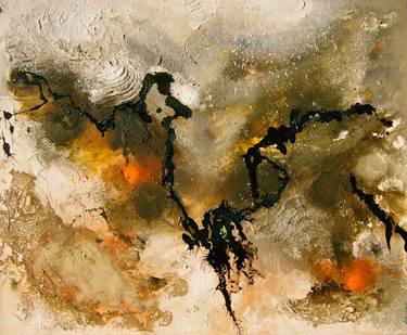 Original Abstract Expressionism Abstract Paintings by Guido Schraner