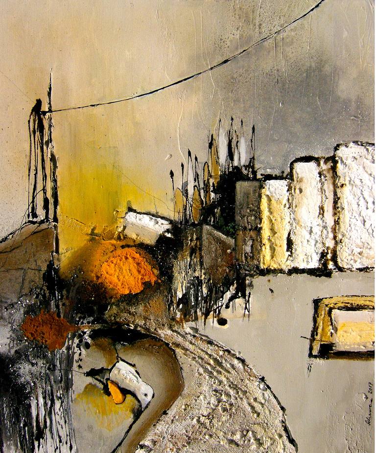 Print of Abstract Expressionism Abstract Paintings by Guido Schraner