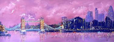 Original Cities Paintings by chris sheldrake