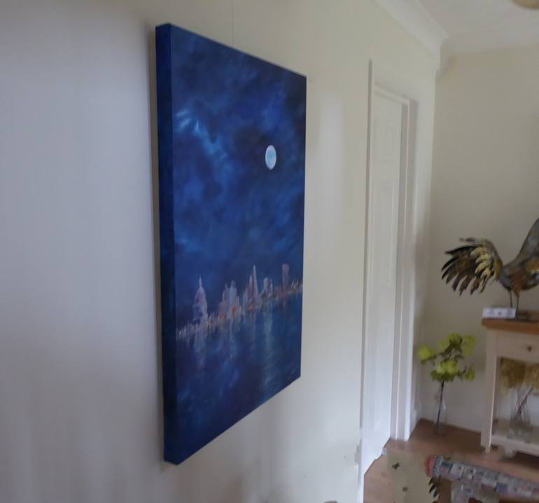 Original Conceptual Landscape Painting by chris sheldrake