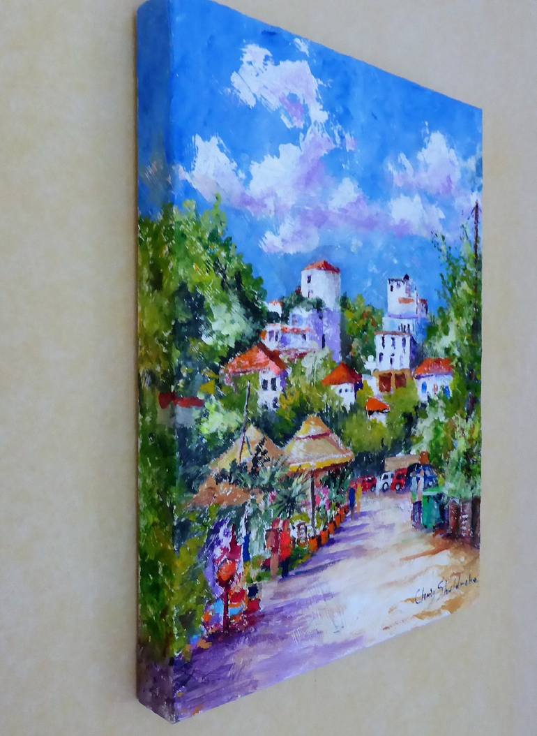Original Expressionism Landscape Painting by Chris Sheldrake