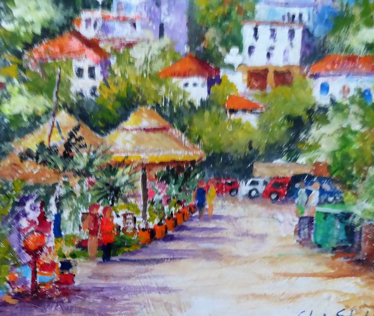 Original Expressionism Landscape Painting by Chris Sheldrake