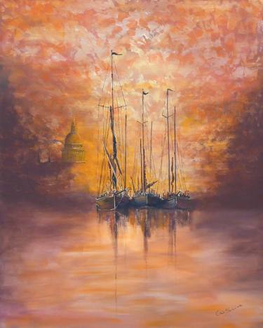 Original Expressionism Water Paintings by chris sheldrake