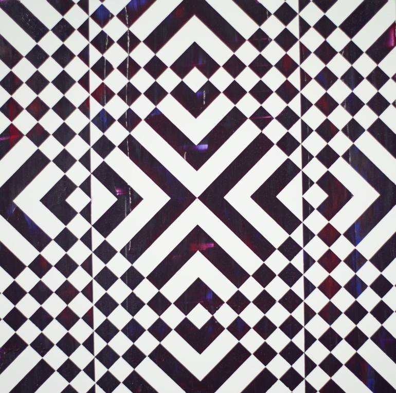 Original Abstract Geometric Paintings by Sean Ward