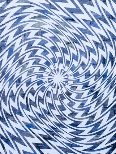 Original Abstract Geometric Paintings by Sean Ward