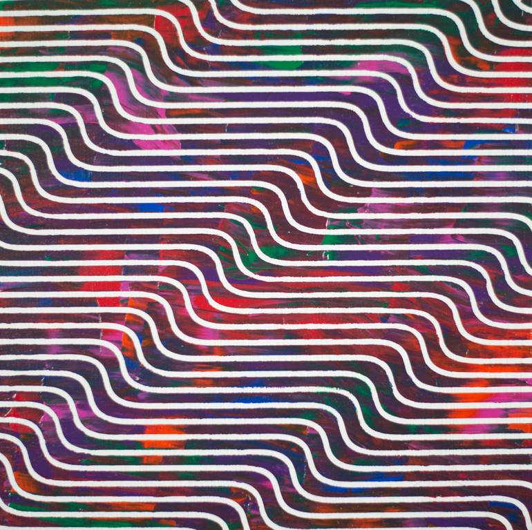 Original Abstract Geometric Paintings by Sean Ward
