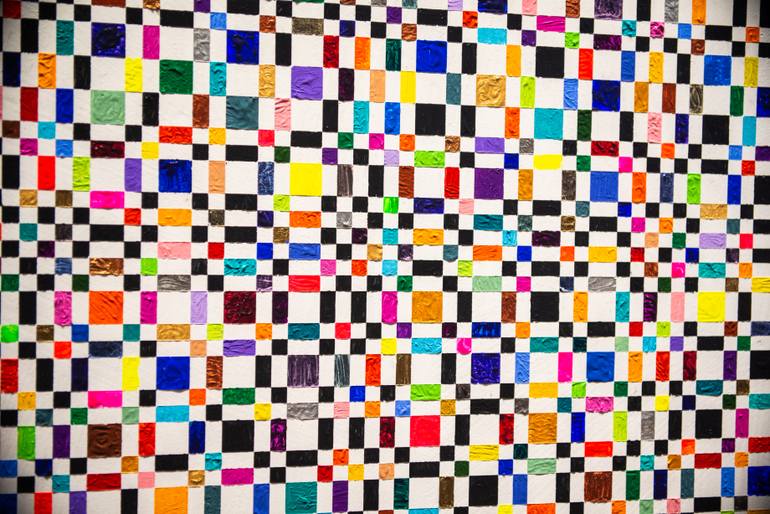 Original Abstract Geometric Painting by Sean Ward