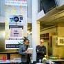 Vernissage of my CameraSelfies solo exhibition; introduction by the major (Photography: C. Bockermann)