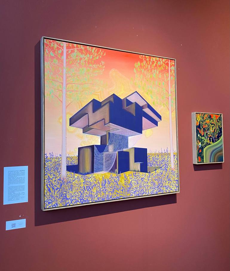 Original Contemporary Architecture Painting by Bas Wiegmink