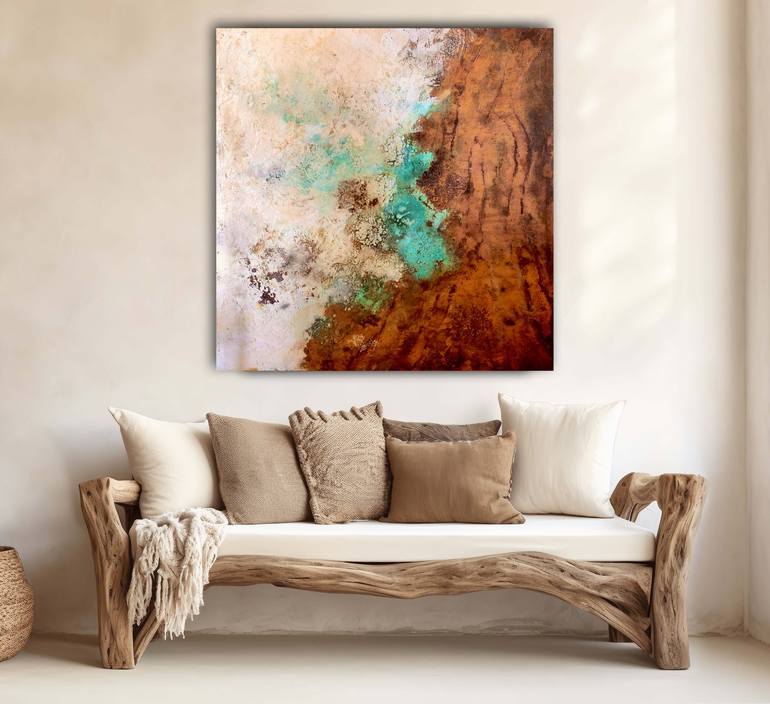 Original Abstract Expressionism Abstract Painting by Paul Arts
