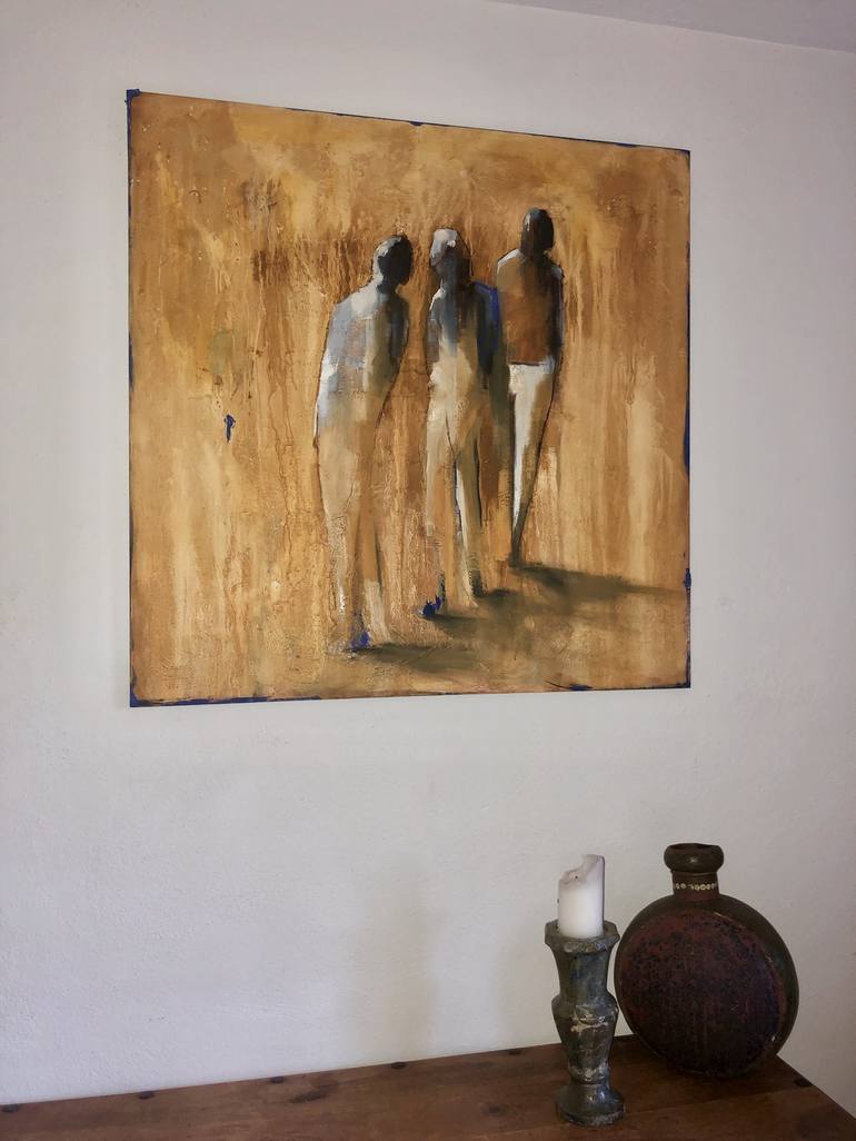 Original People Painting by Paul Arts