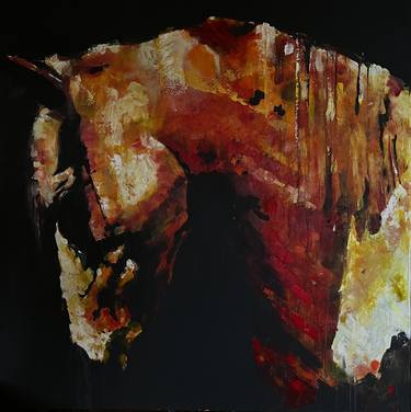Print of Expressionism Horse Paintings by Paul Arts