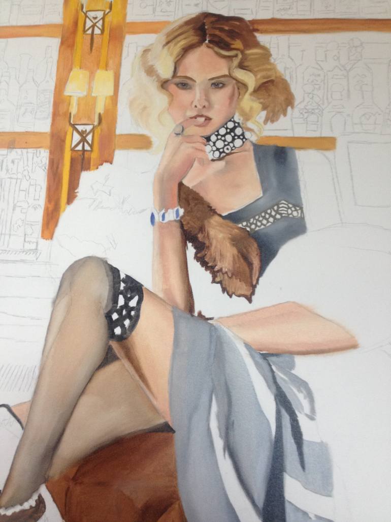Original Other Women Painting by Roxana Gonzales