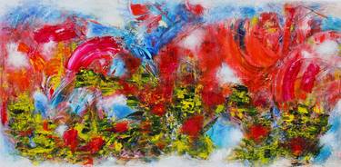 Original Abstract Paintings by Karel Van Camp