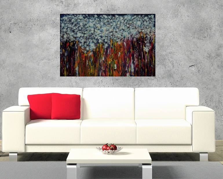 Original Abstract Nature Painting by Karel Van Camp