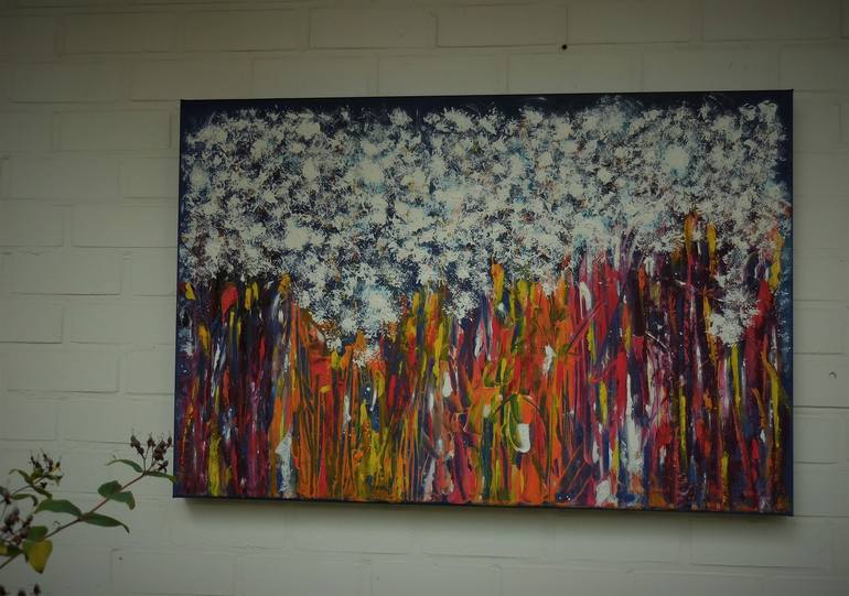 Original Abstract Nature Painting by Karel Van Camp