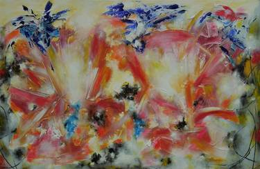 Original Abstract Expressionism Abstract Paintings by Karel Van Camp