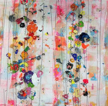 Original Abstract Expressionism Abstract Painting by Zel Sheryl Worth