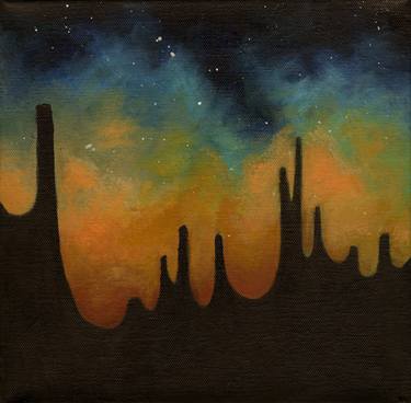 Original Conceptual Outer Space Painting by Elijah Johnson