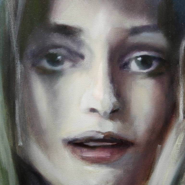 Original Portrait Painting by MOUSSIN IRJAN
