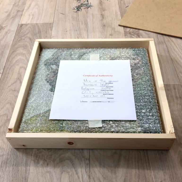 Original Expressionism People Painting by Moussin Irjan