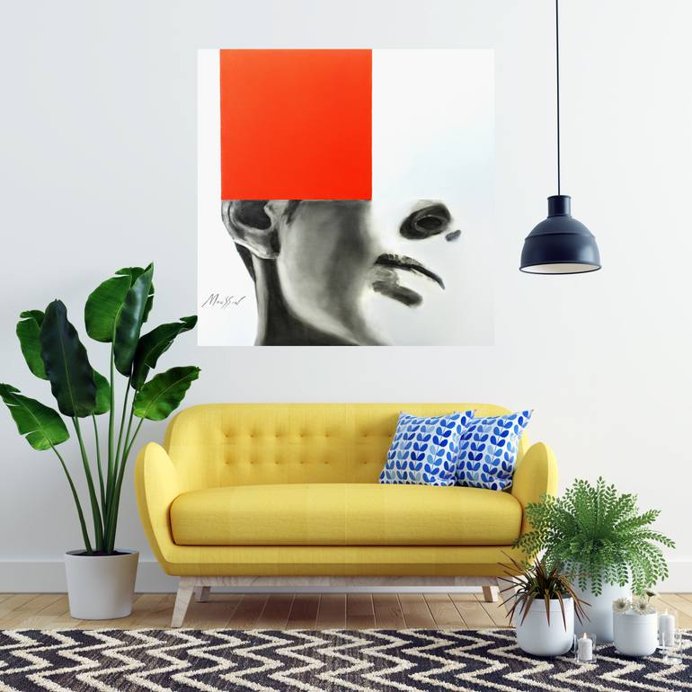 Original Figurative Portrait Painting by Moussin Irjan