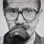 Gary Oldman, pencil portrait (sold) by Majda Susnik