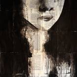 Blue mistery, INK DRAWING by Majda Susnik
