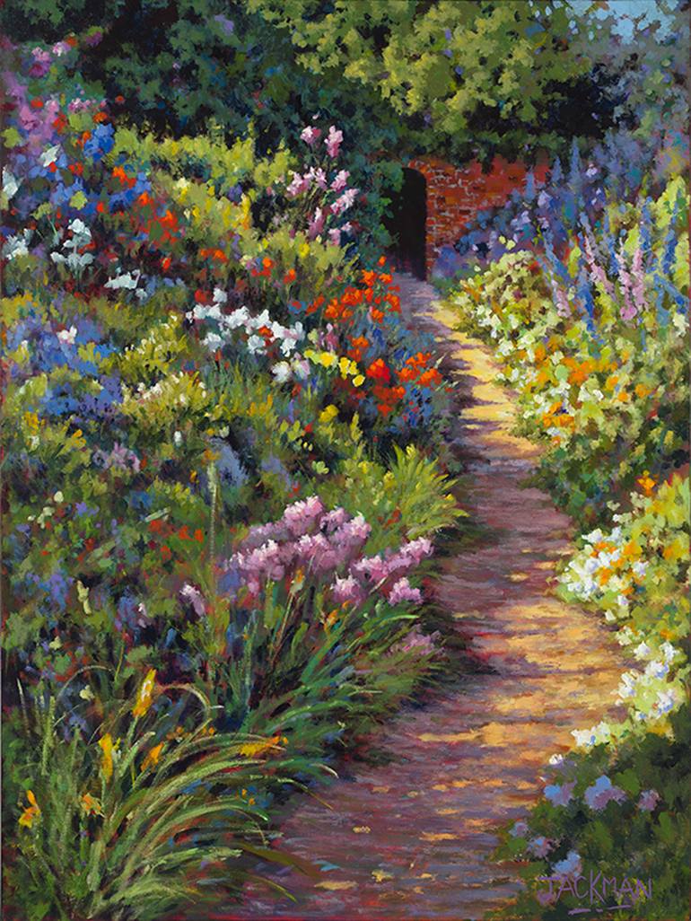 Secret Garden Painting by Michael Jackman | Saatchi Art