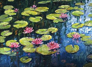 Original Impressionism Floral Painting by Michael Jackman