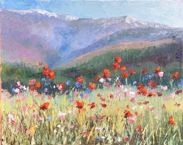 Original Impressionism Landscape Painting by Michael Jackman