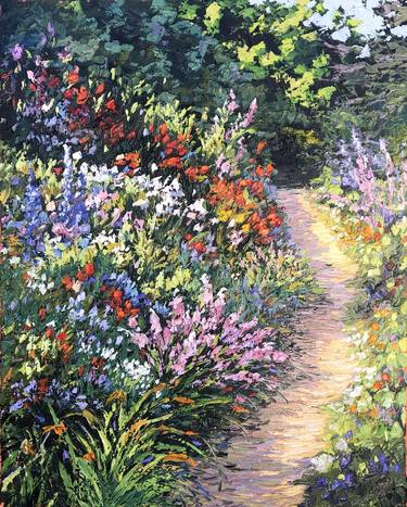 Original Impressionism Floral Paintings by Michael Jackman