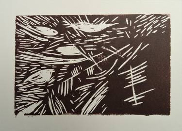 Original Abstract Expressionism Abstract Printmaking by Drager Meurtant