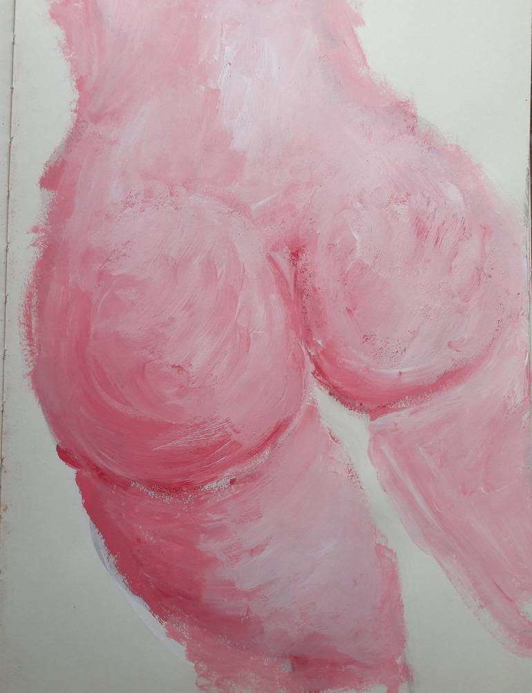 Original Figurative Body Painting by Mederbek Akhmetov