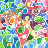 Jubilant Loops Pattern by Heidi Capitaine