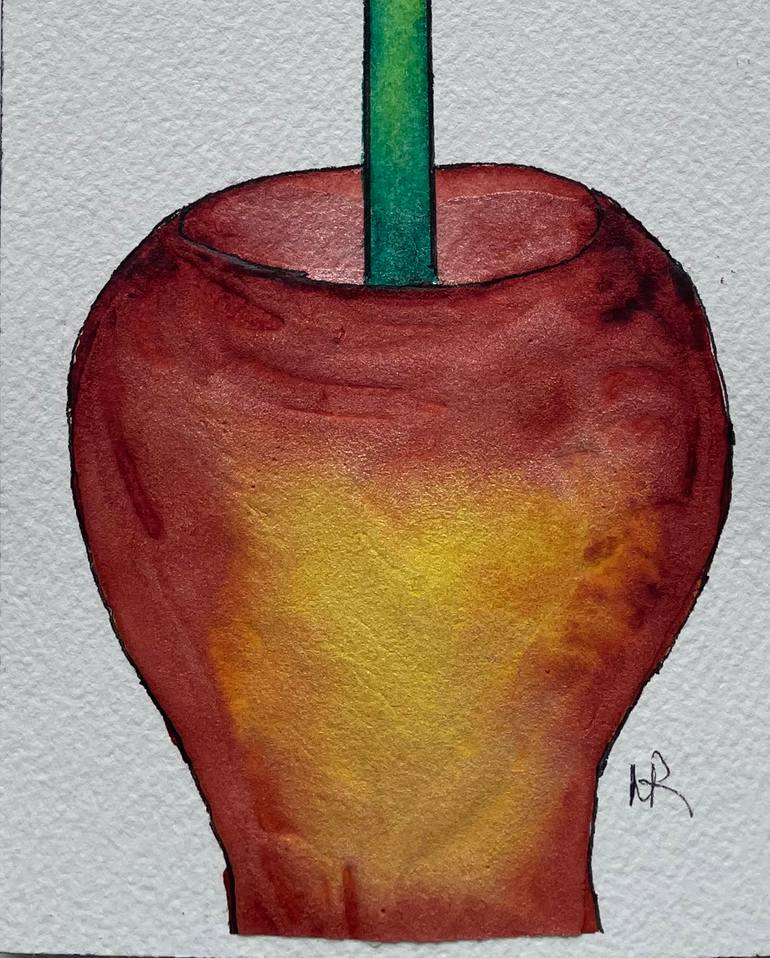 Original Abstract Floral Painting by Nancy Riedell